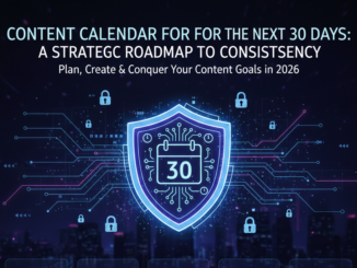Person organizing content on a digital calendar